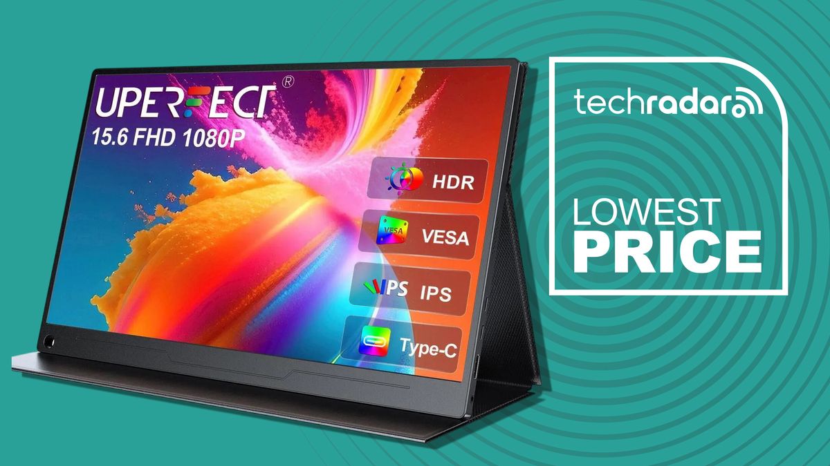 Get more screen space for almost half price: This 15.6-inch UPerfect portable monitor with full HD display is now just $69