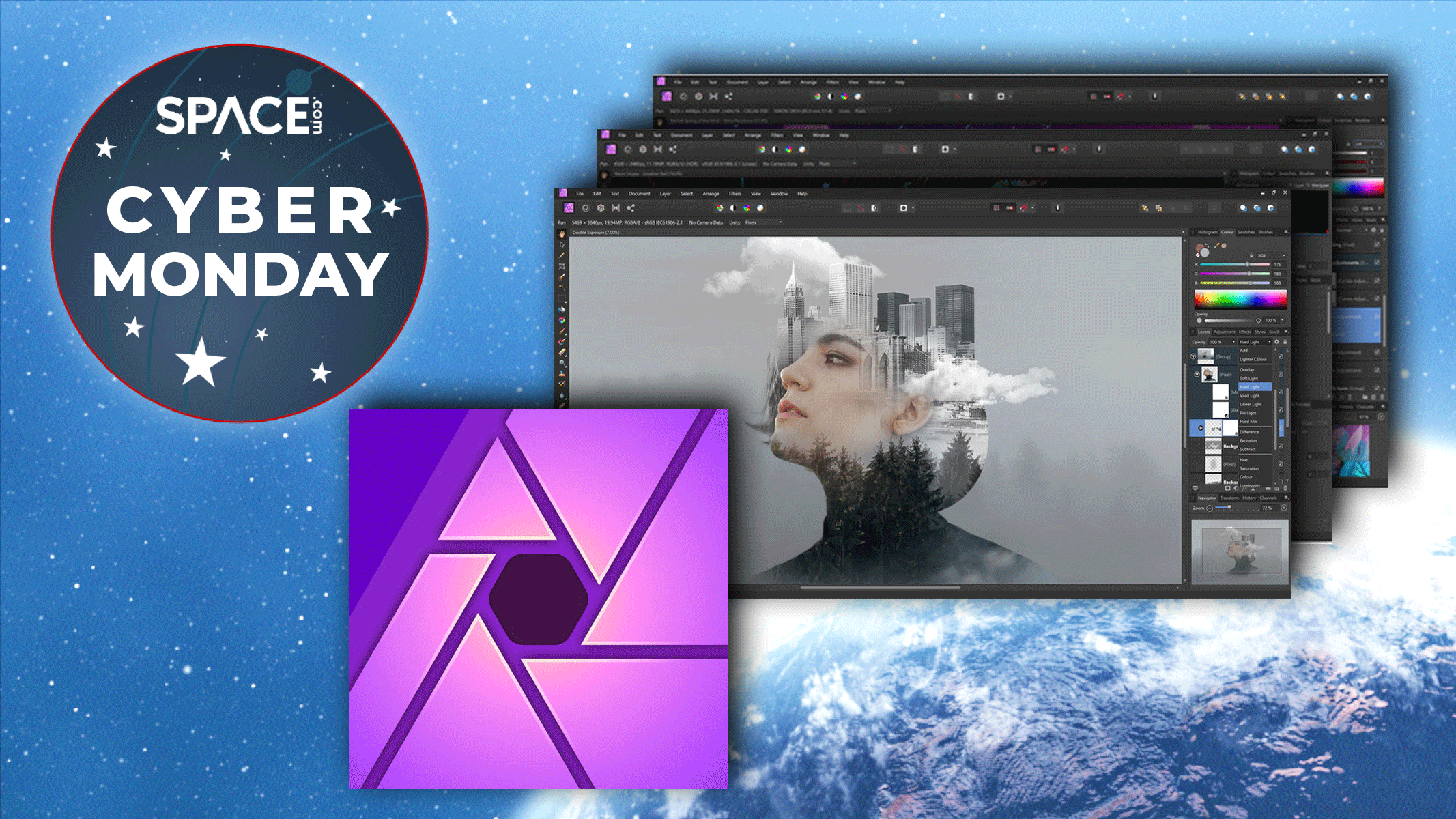 Affinity Photo editing software $20 off this Black Friday | Space
