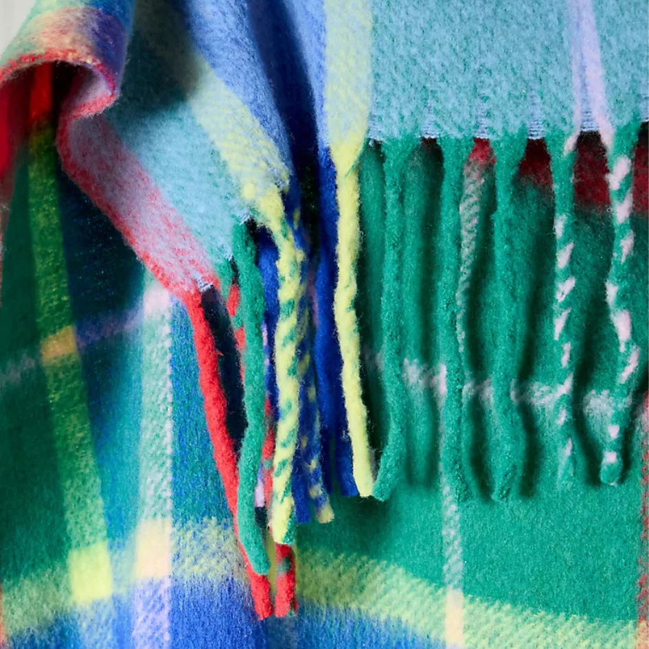 Tartan Wool Plaid Throw Blanket