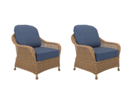 Allen + Roth&nbsp;Serena Park Set of 2 Conversation Chairs | $698.00 $453.70 (save $244.30) at Lowe's&nbsp;
