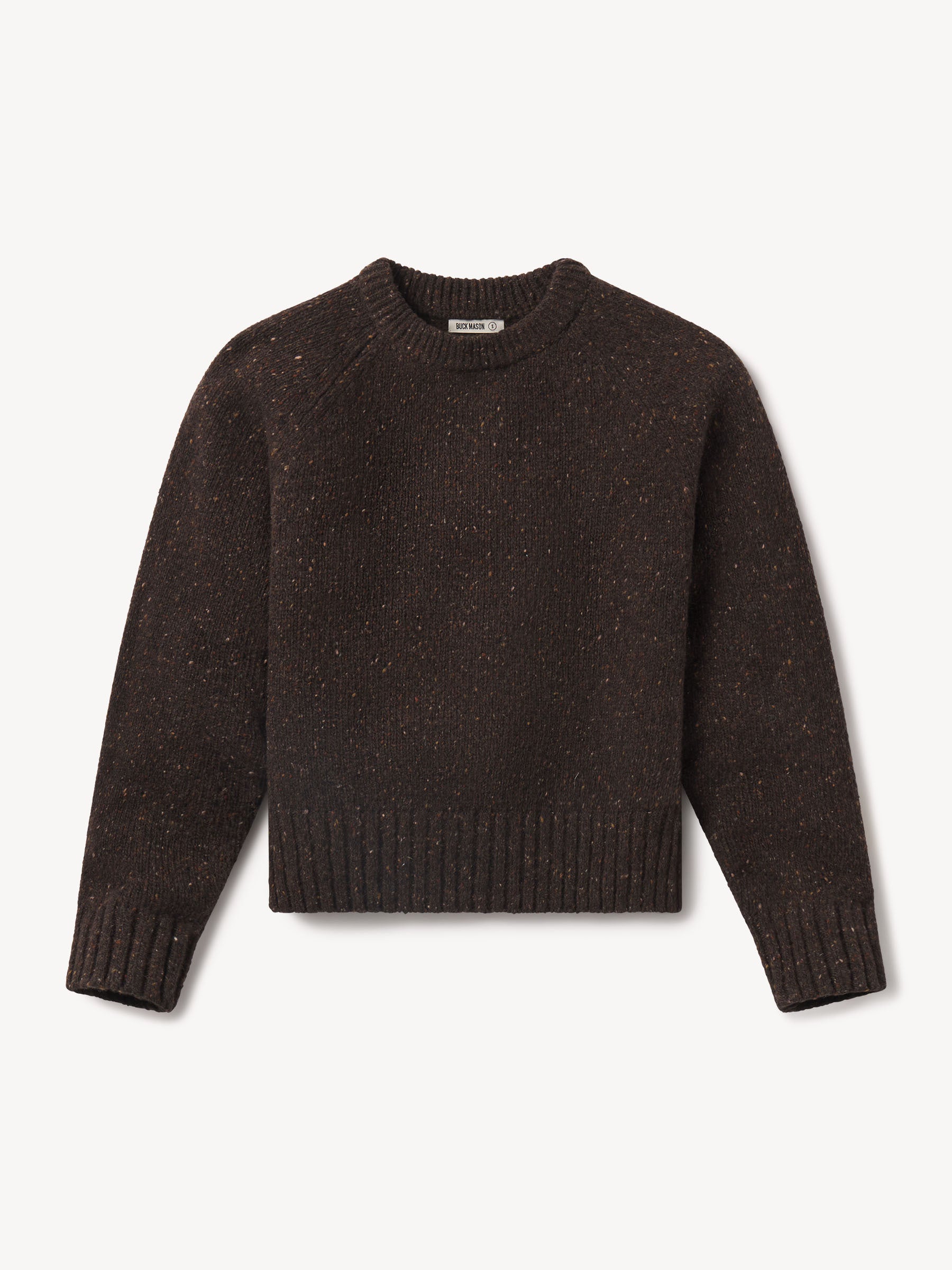 Marled Trail Seastack Wool Tweed Crewneck