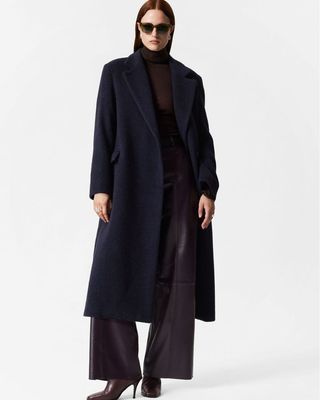 Double-Breasted Wool Coat