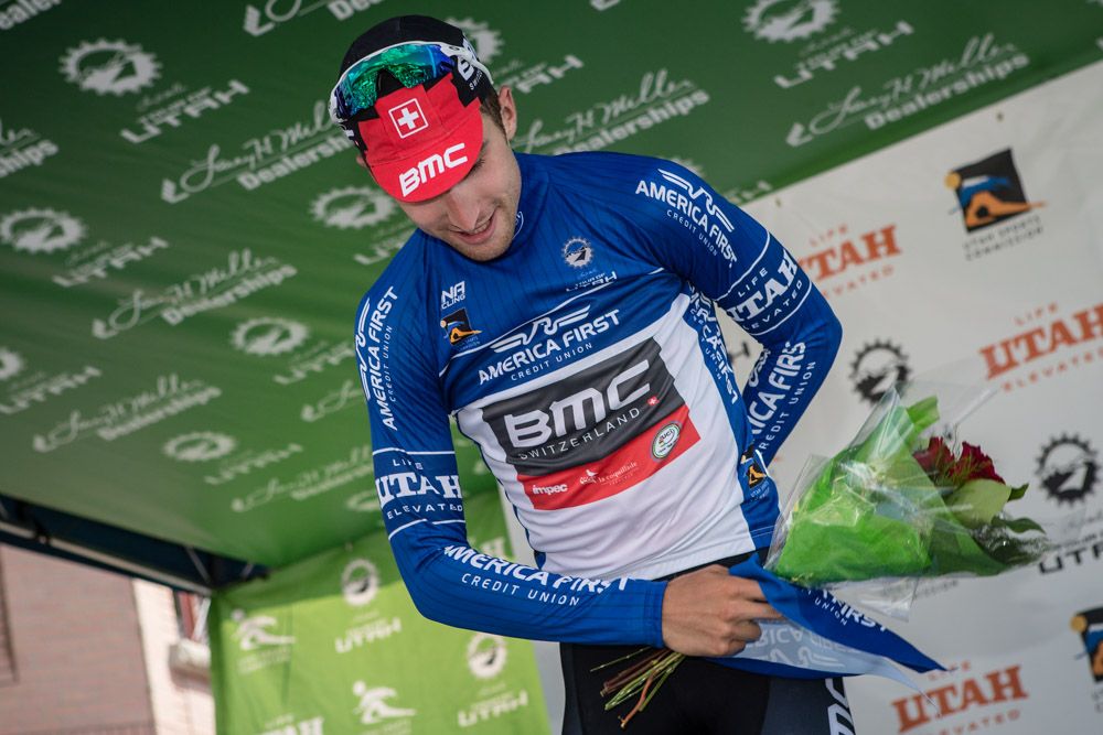 Taylor Phinney (BMC) bows to the crowd after being voted overall fan favourite