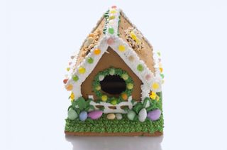 easter activities and games: easter gingerbread house