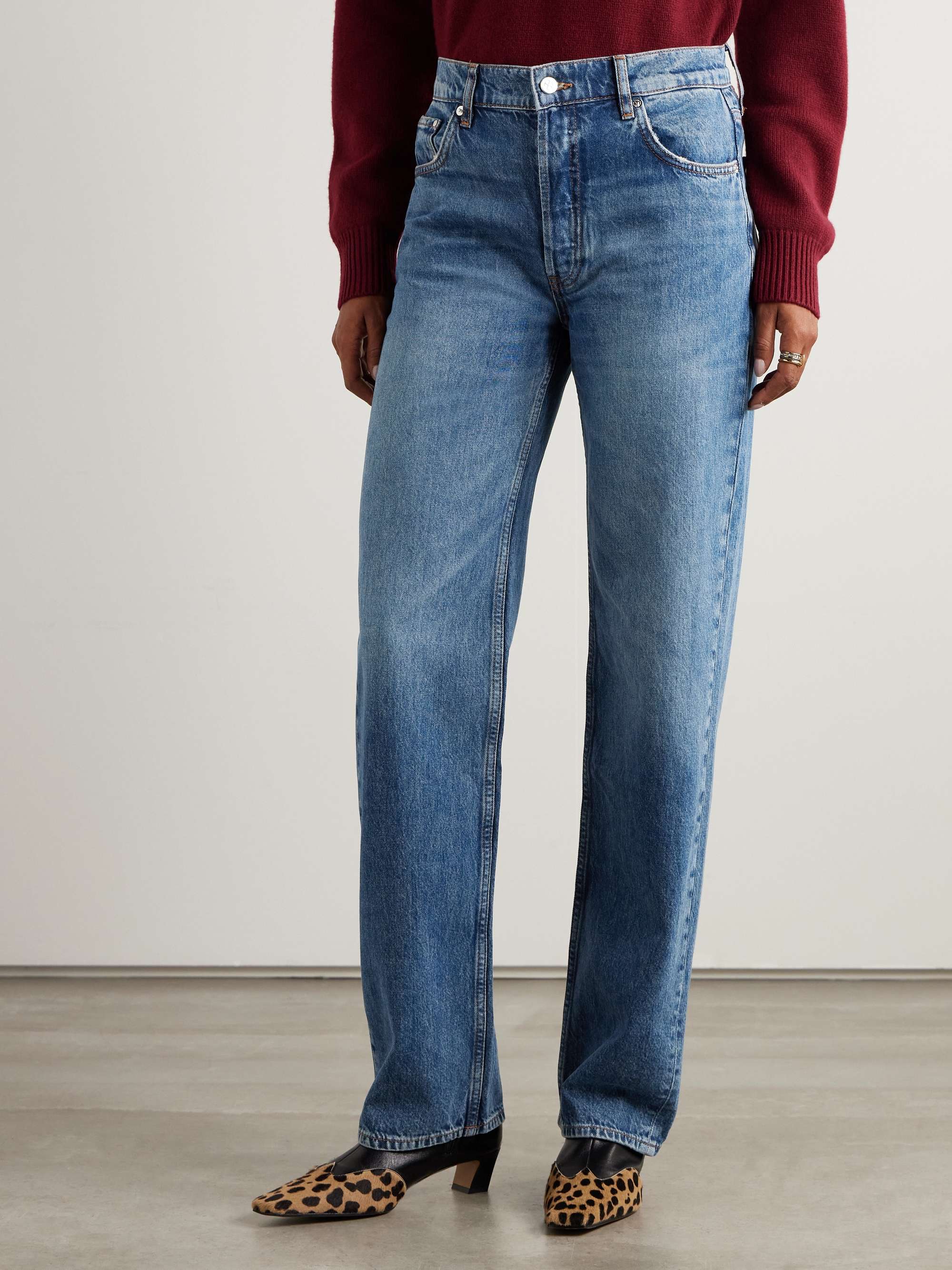 Gavin High-Rise Wide-Leg Jeans