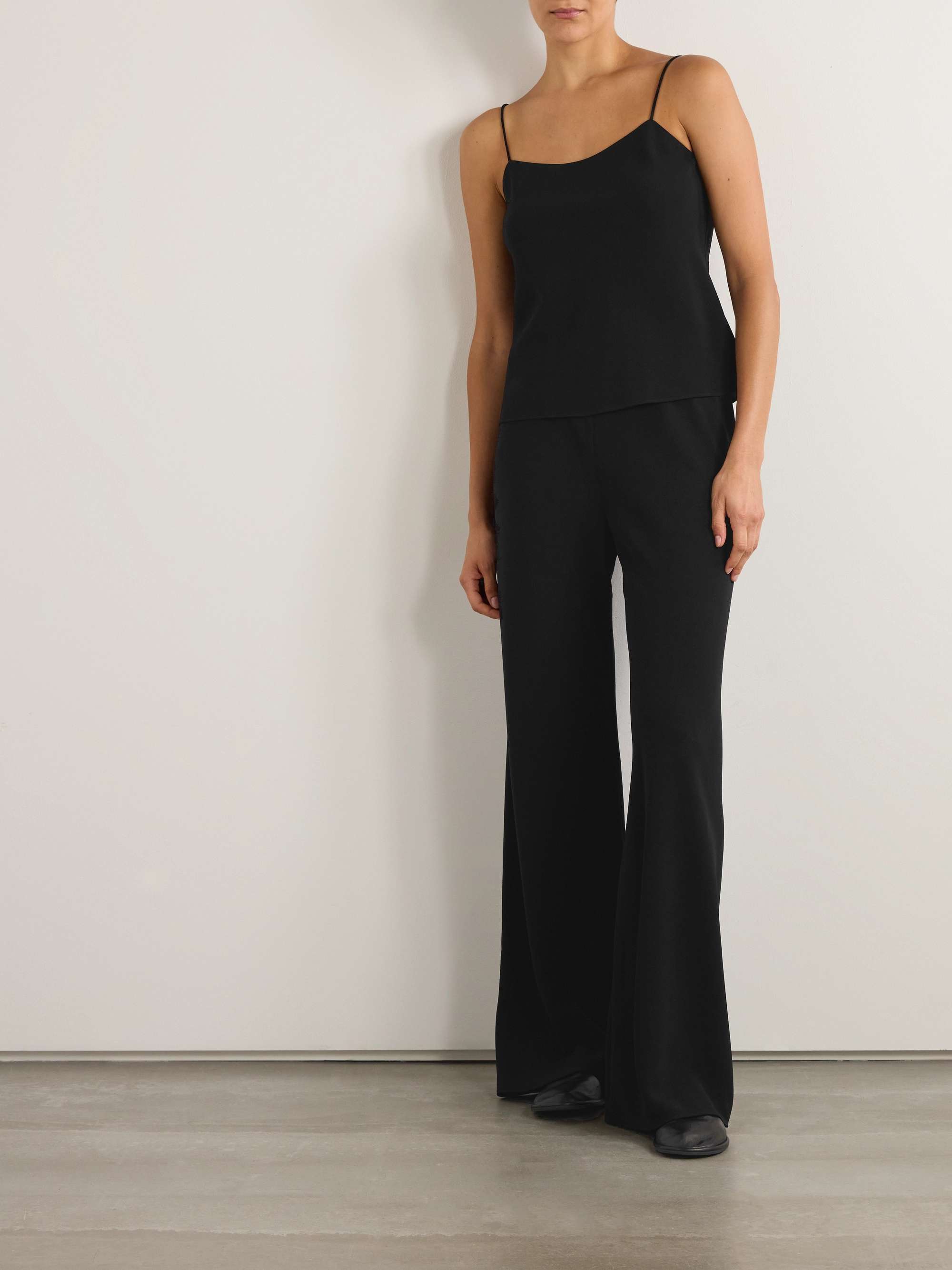Essentials Gala Crepe Wide-Leg Pants
