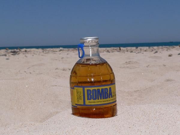 Somehow I get the feeling I wouldn't have been allowed through airport security with one of these Bomba energy drinks in my carry-on.