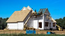 Upscale new home construction. 
