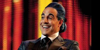 Stanley Tucci as Caesar Flickerman in The Hunger Games
