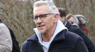 Television presenter and former footballer Gary Lineker leaves his home on March 13, 2023 in London, United Kingdom.