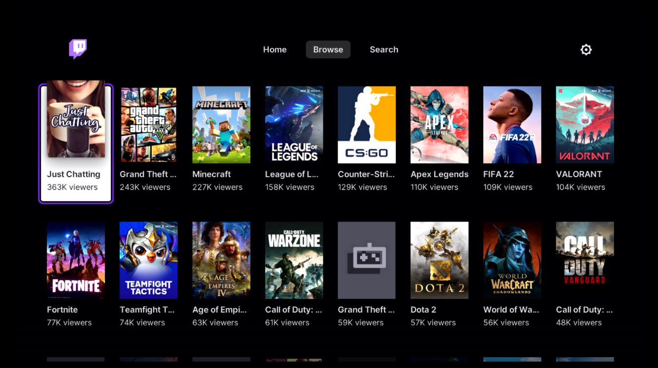 Twitch On Switch Browse