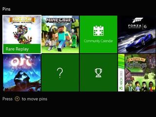 Pin your games and apps