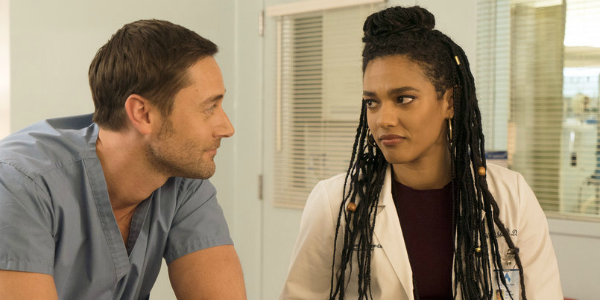 New Amsterdam Max Goodwin Ryan Eggold Freema Agyeman Helen Sharpe NBC