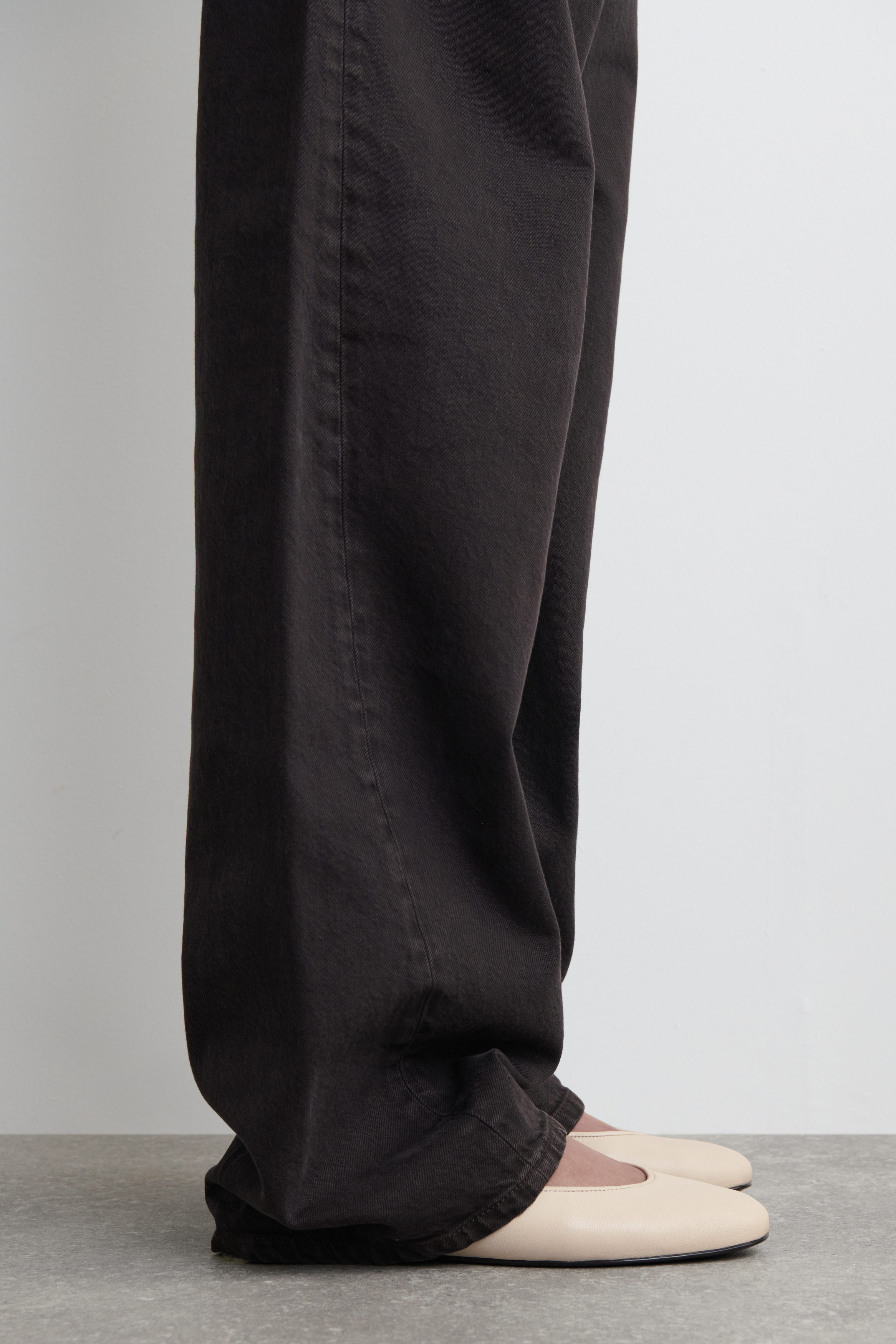 Leather Ballerina Flats