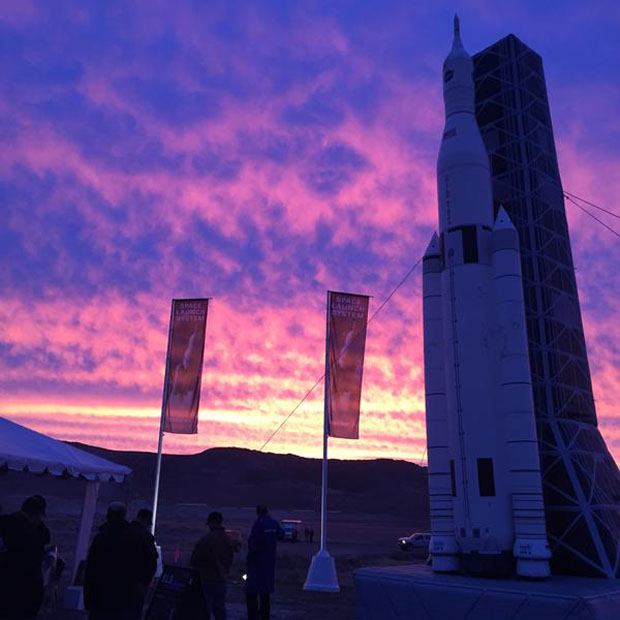 Public Viewing Stand for QM-1 Test