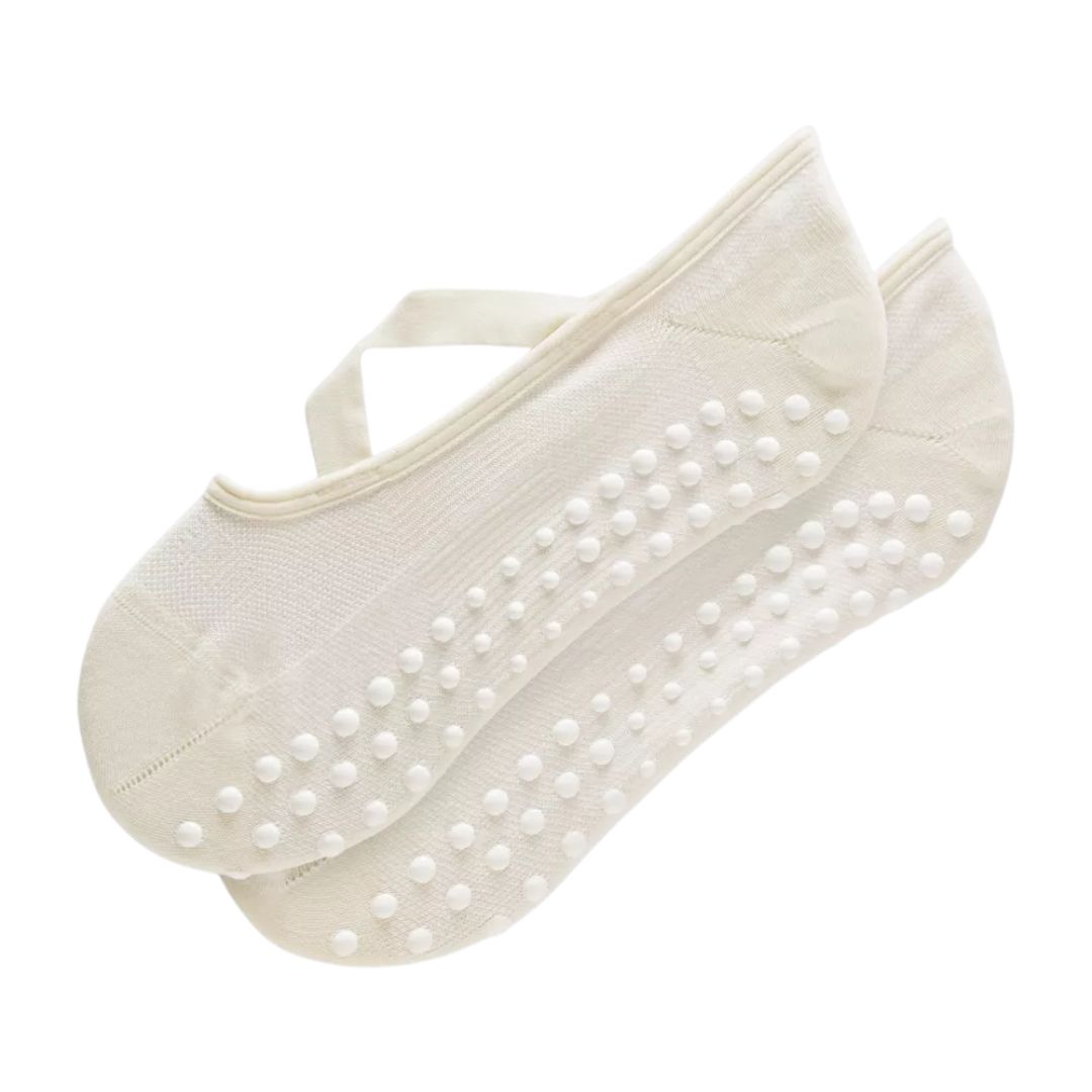 Best Pilates socks - Unisex Find Your Balance Grip Tab Socks StrappyUpdated