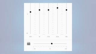 Sony WH-1000XM4 equalization curve