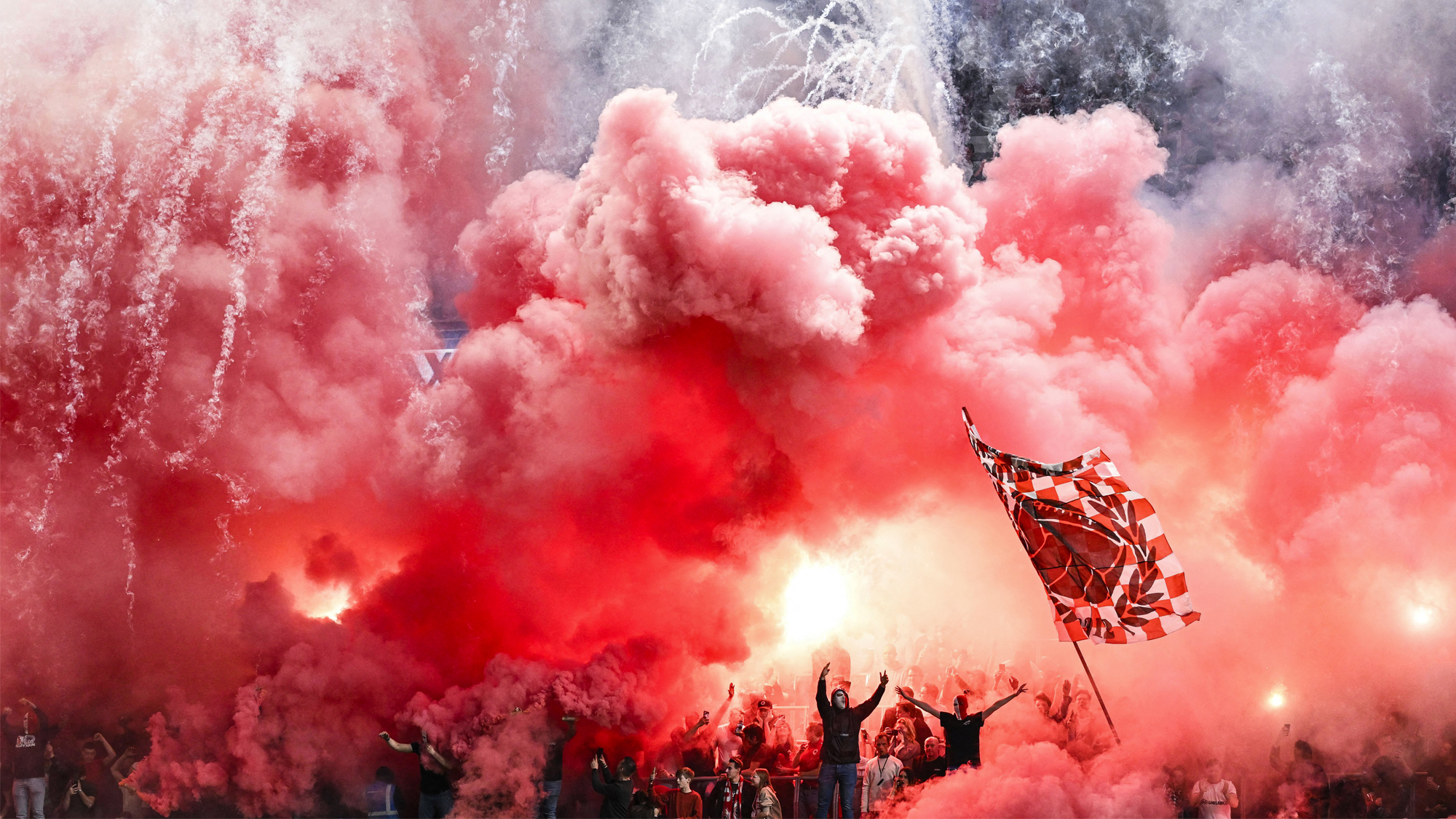 Red flares