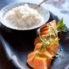 Photo of coconut and sticky rice pudding