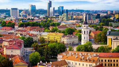 View of Vilnius, Lithuania, home to Baltic Classifieds