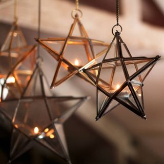 Not on the High Street Antique Glass Star