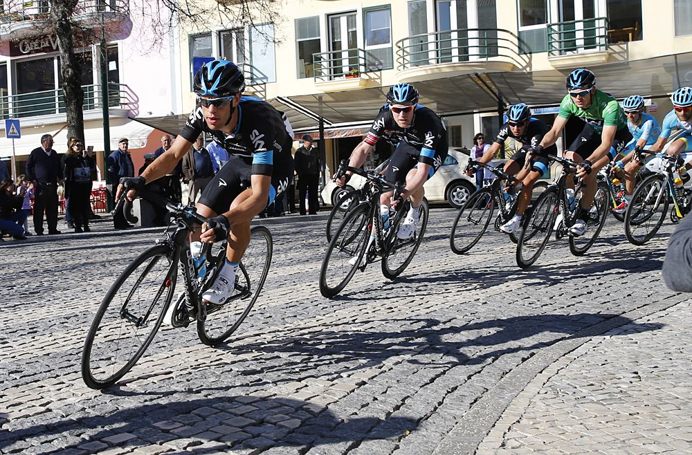 Team Sky in the lead