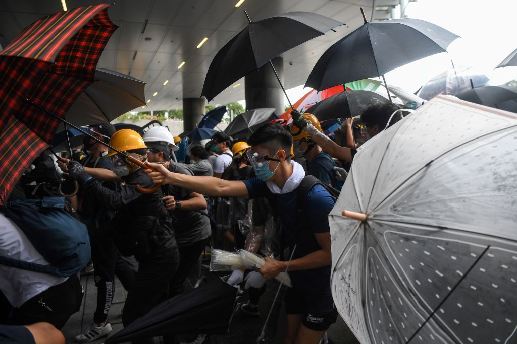 Hong Kong protests.