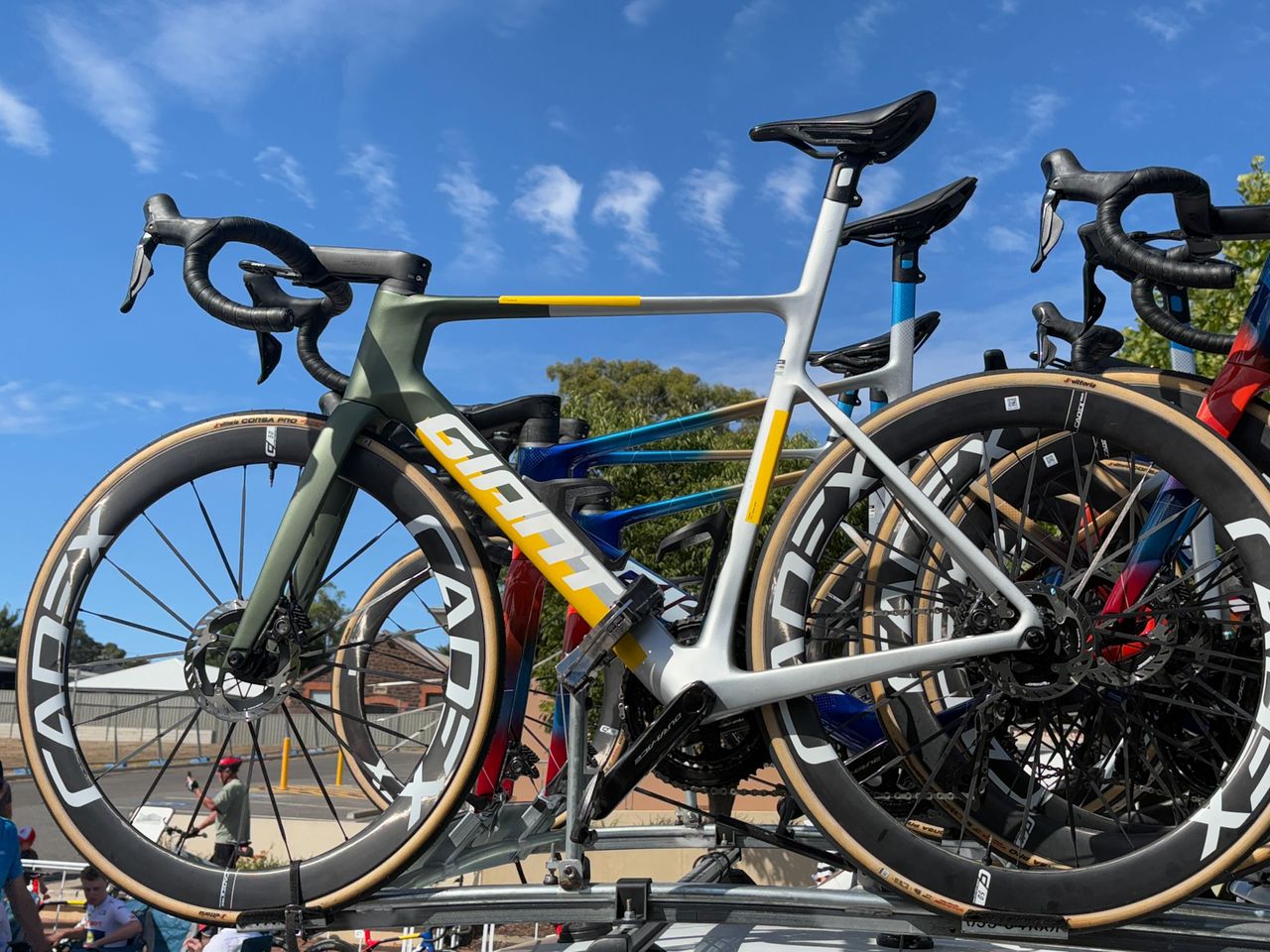 Luke Durbridge's spare bike
