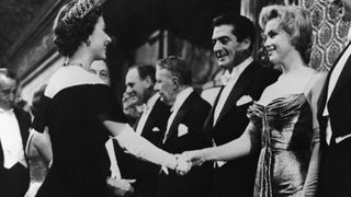 Queen Elizabeth meets Marilyn Monroe