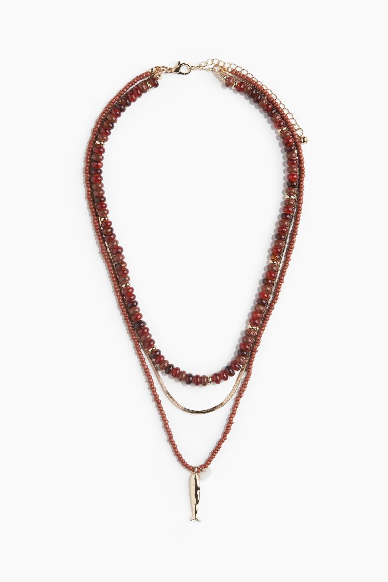Three-Strand Pendant Necklace