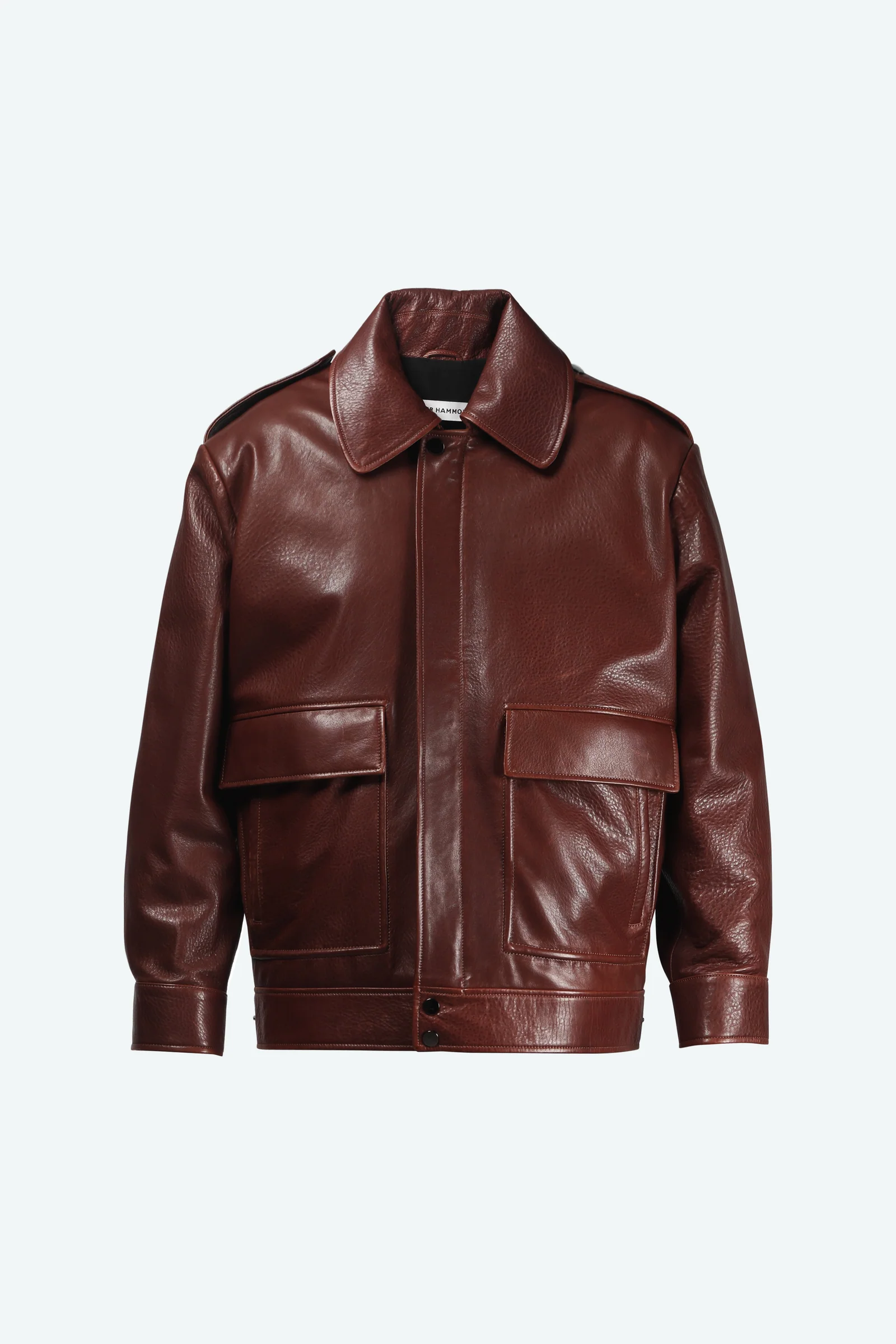 Nour Hammour leather jacket