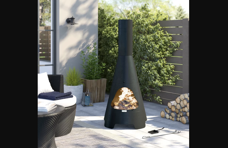 Norfolk outdoor fireplace chiminea deal
