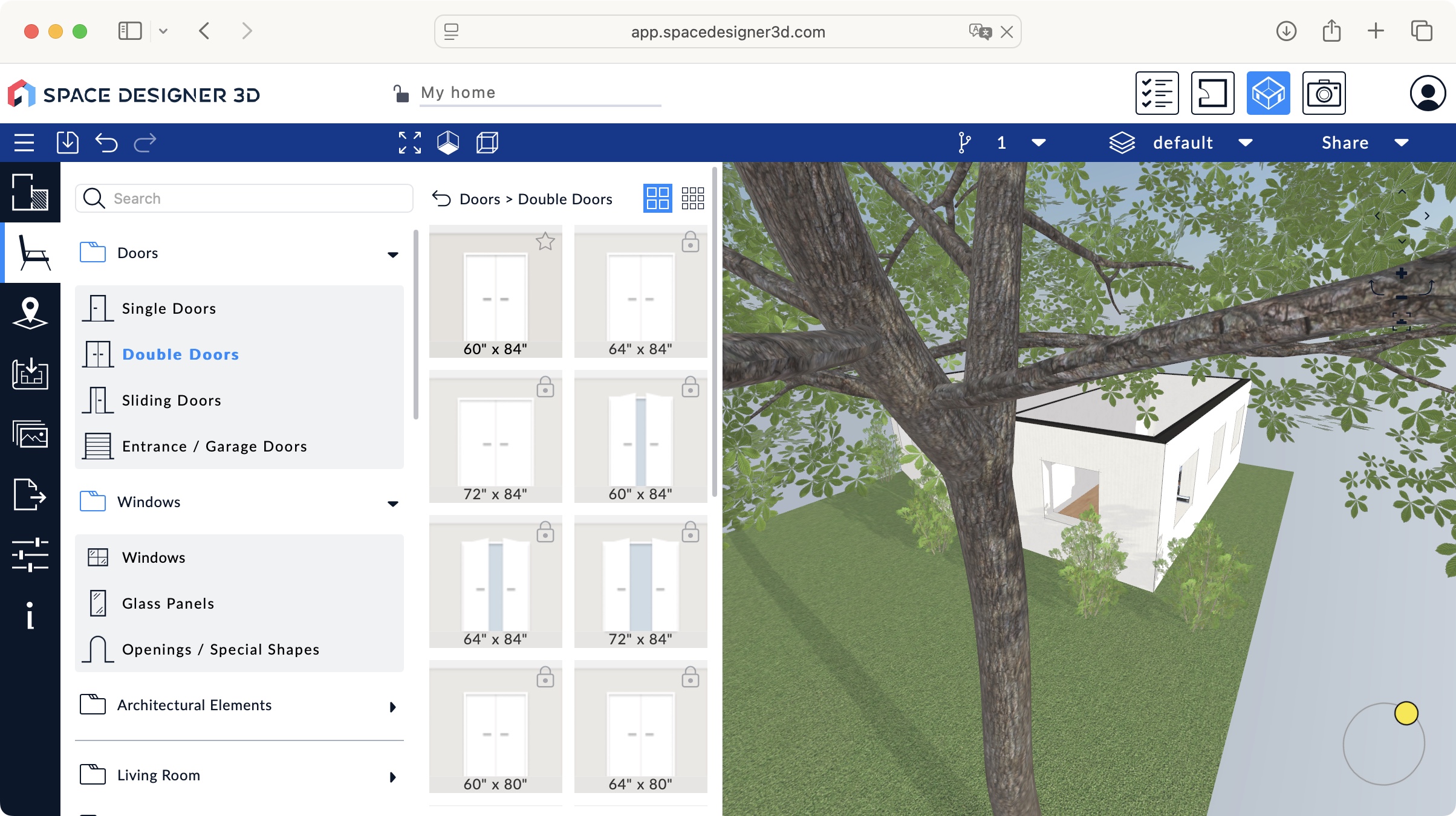 Space Designer 3D design software during our review
