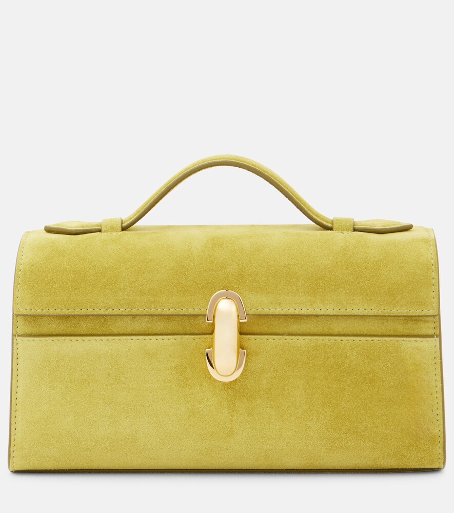 Symmetry Pochette Suede Tote Bag