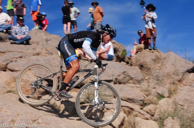 Henry Svendblad (Nationwide Veloworx) hitting some rock drops while racing in the Co-ed Team 200+ category