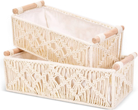 6. Cucudoner Macrame Storage Basket Boho Decor Baskets | £22.99