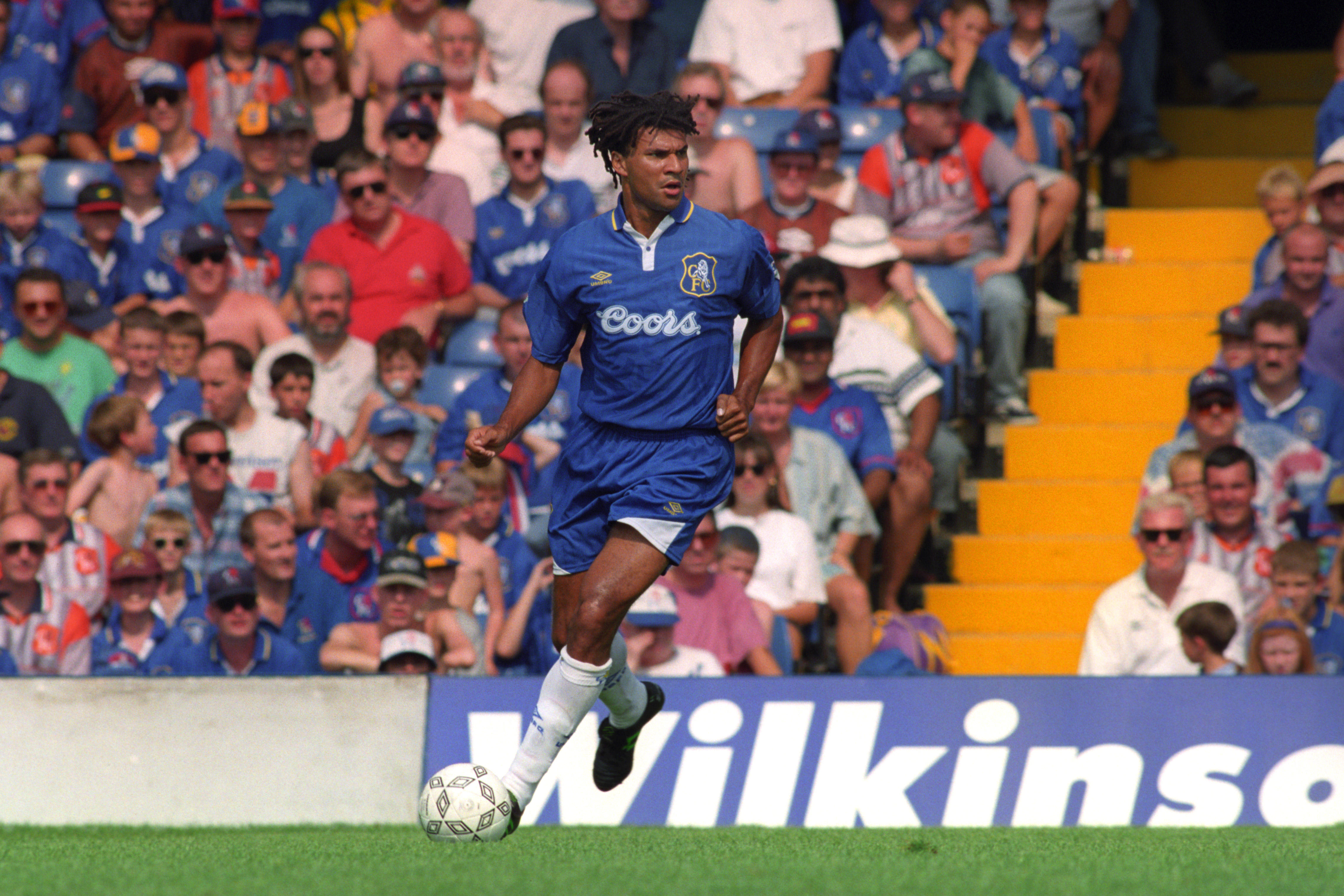 Ruud Gullit playing for Chelsea, 1995