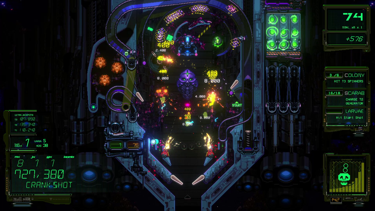 Xenotilt pinball