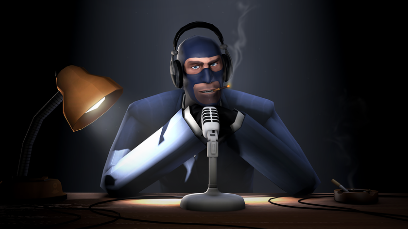 Spy at the mic.