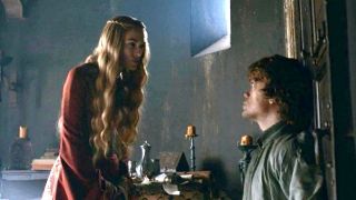 Cersei and Tyrion in Game of Thrones.