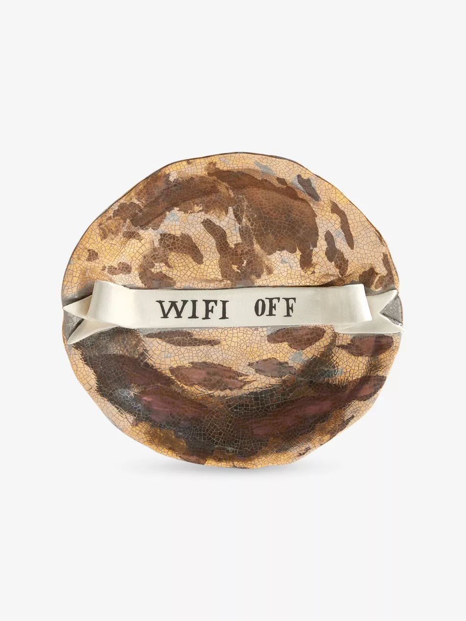 Ruan Hoffmann Collection Wifi-Off Earthenware Plate 27cm