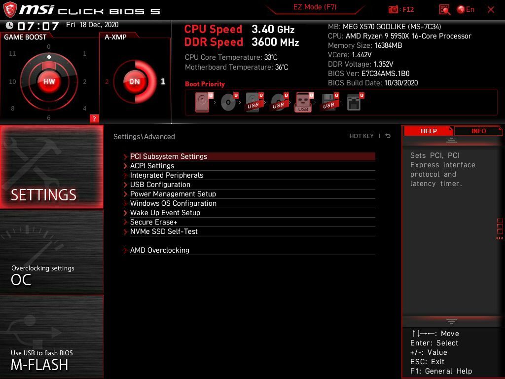MSI X570 Godlike