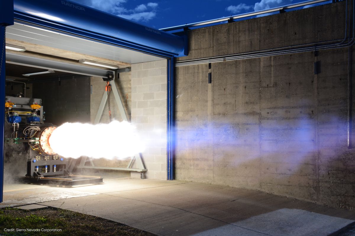 Vortex Rocket Engine for Private Dream Chaser Space Plane Passes