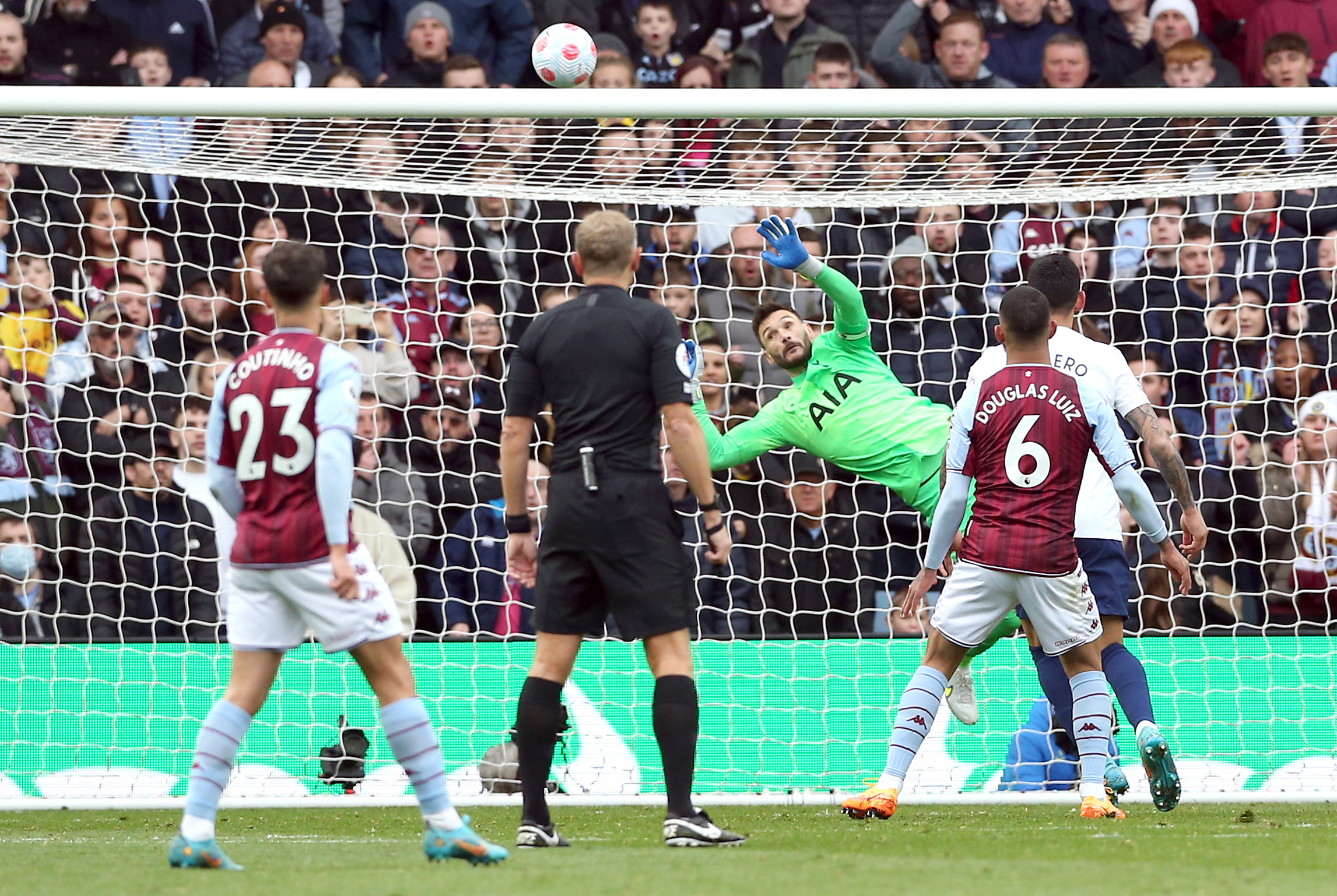 Lloris was in top form with Spurs at Aston Villa