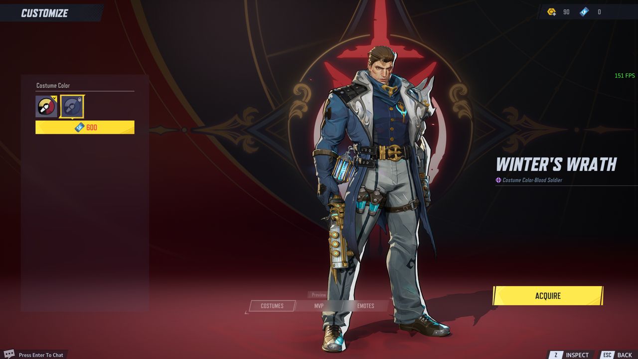 Marvel Rivals costume customisation -