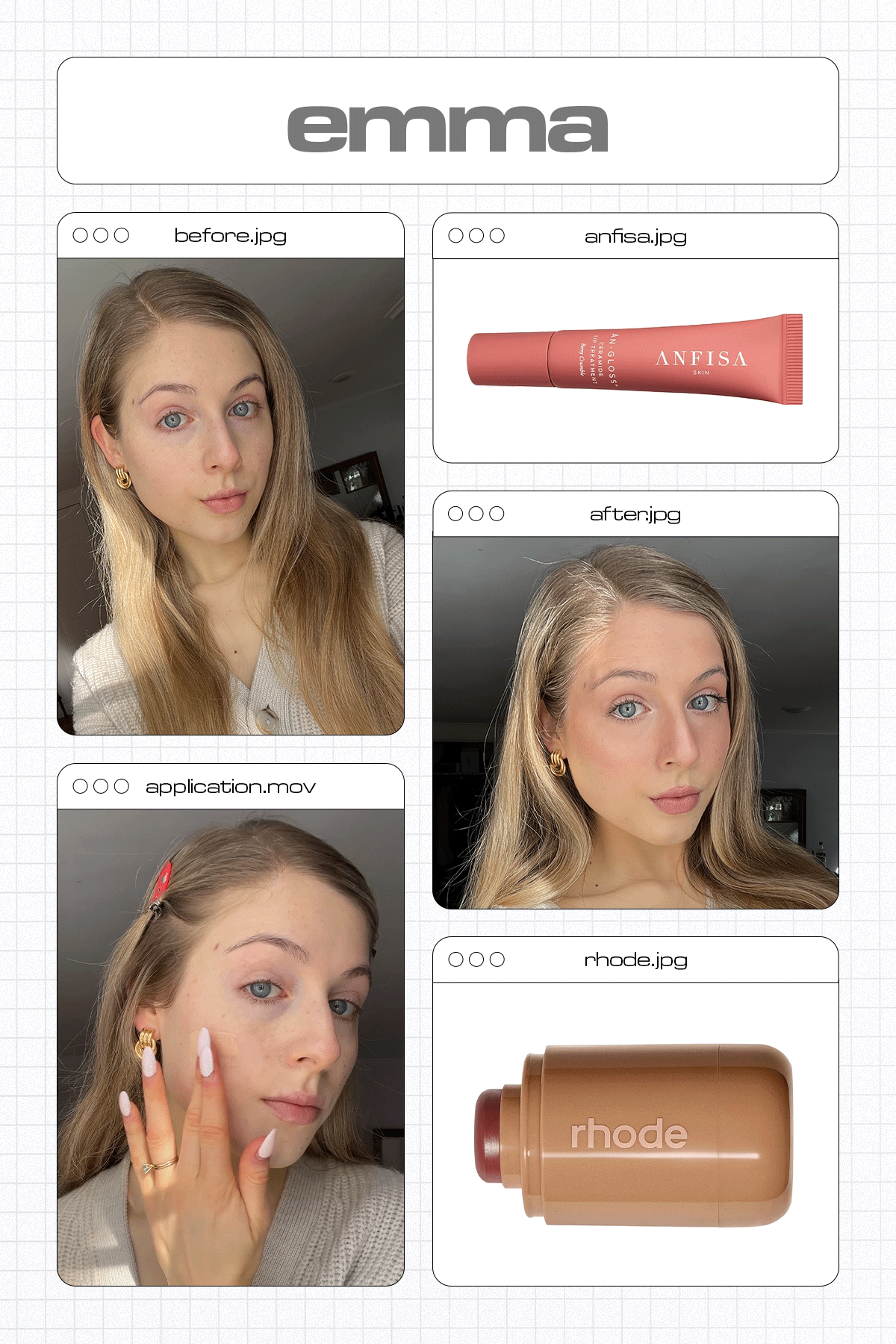 Editor applying Armani Luminous Silk Foundation