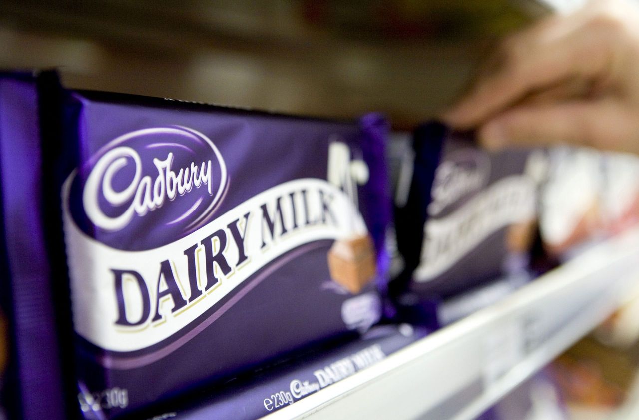 Britain&#039;s favourite chocolate bar Cadbury Dairy Milk