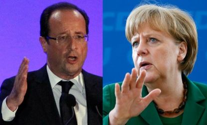 French President-elect Francois Hollande campaigned on a promise of rolling back Europe's harsh austerity measures, though German Chancellor Angela Merkel is unlikely to let him do so.