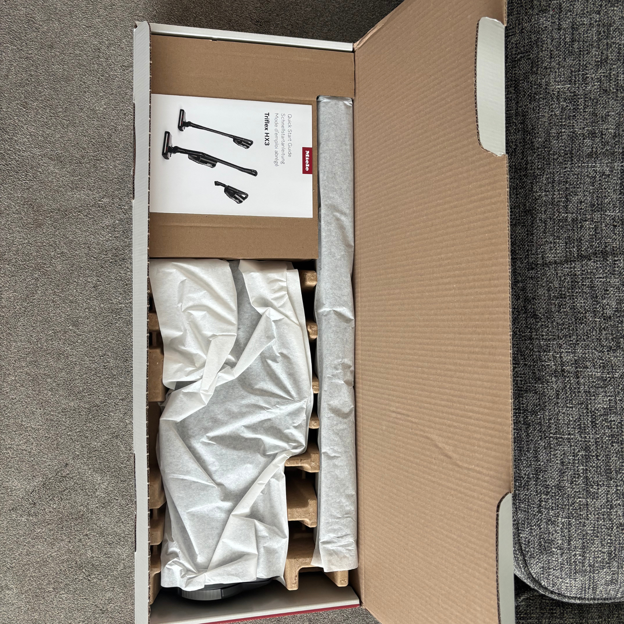 Miele Triflex HX3 Aqua unboxing