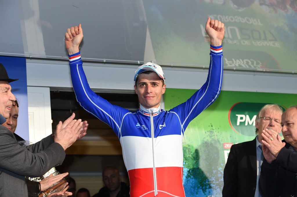 Arthur Vichot (FDJ) on the podium